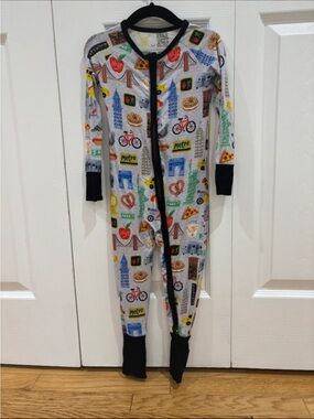 Little Sleepies New York City NYC Bamboo Zip Onesie